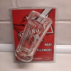 VINTAGE SMIRNOFF VODKA SHOT GLASS 2003....NEW!